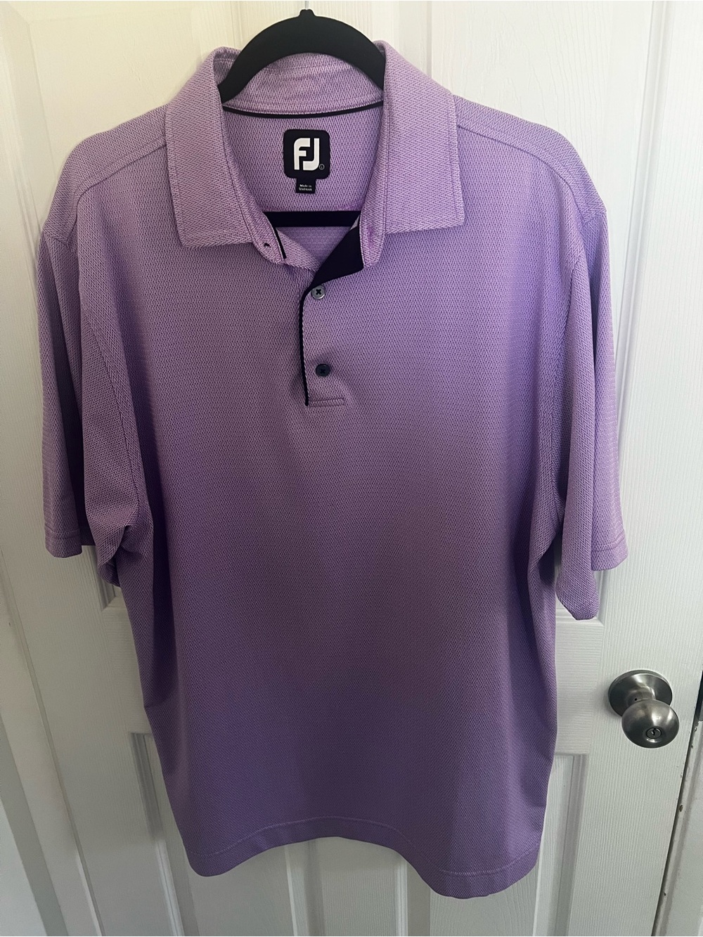 FootJoy Men's Lavender Golf Polo Shirt‎